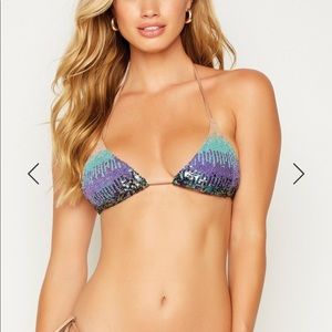 Beach Bunny Ariel - Blue Ombré bikini top